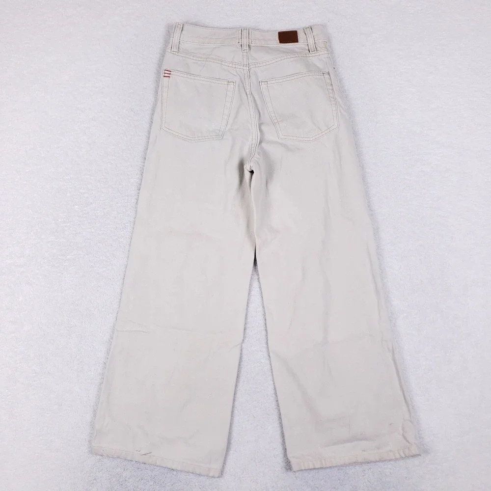 BDG High Wide High Rise Jeans‎ Womens 27 Tan Wide Leg Skate Boho Chic